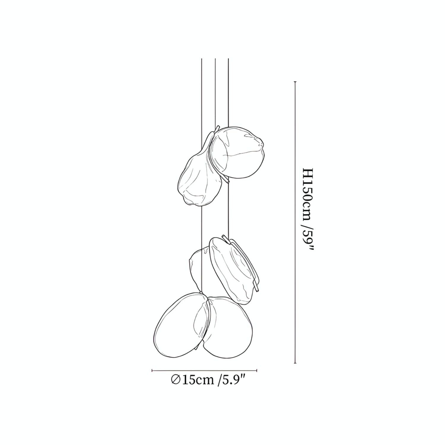 Duplet Glazen Hanglamp
