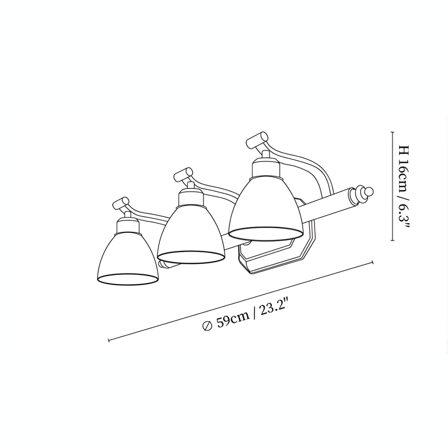 Lamena Wandlamp