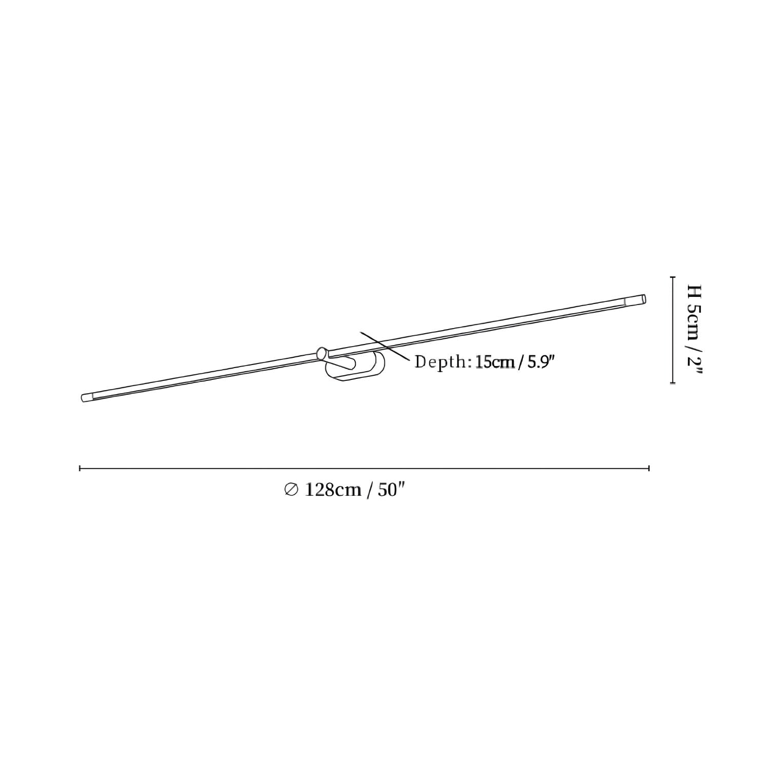 Homeza Lineaire Wandlamp