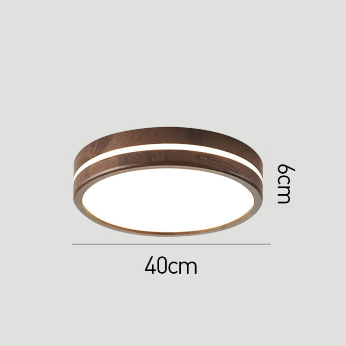 Zoulon Houten Japandi Plafondlamp