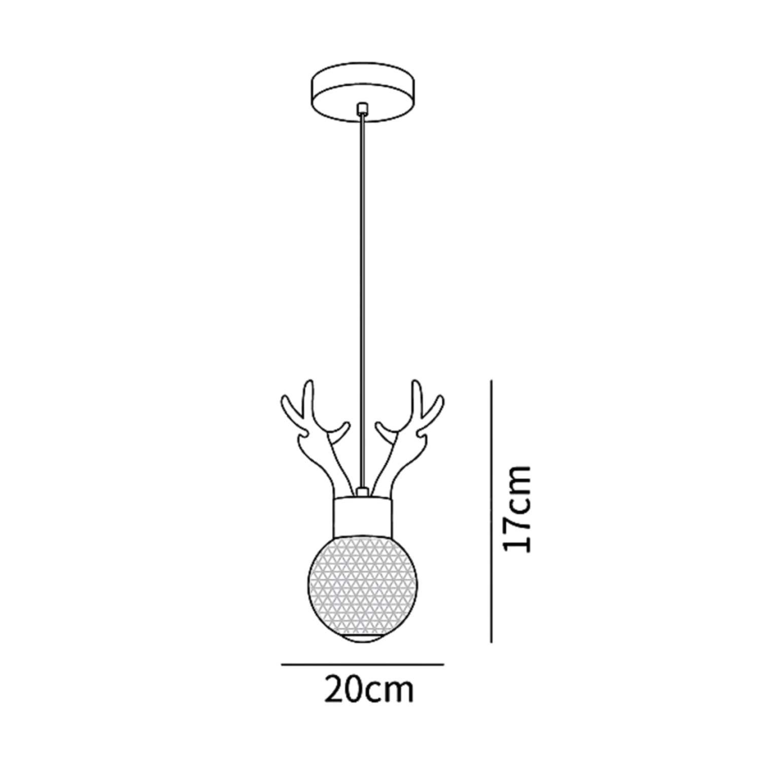 Gewei Hanglamp