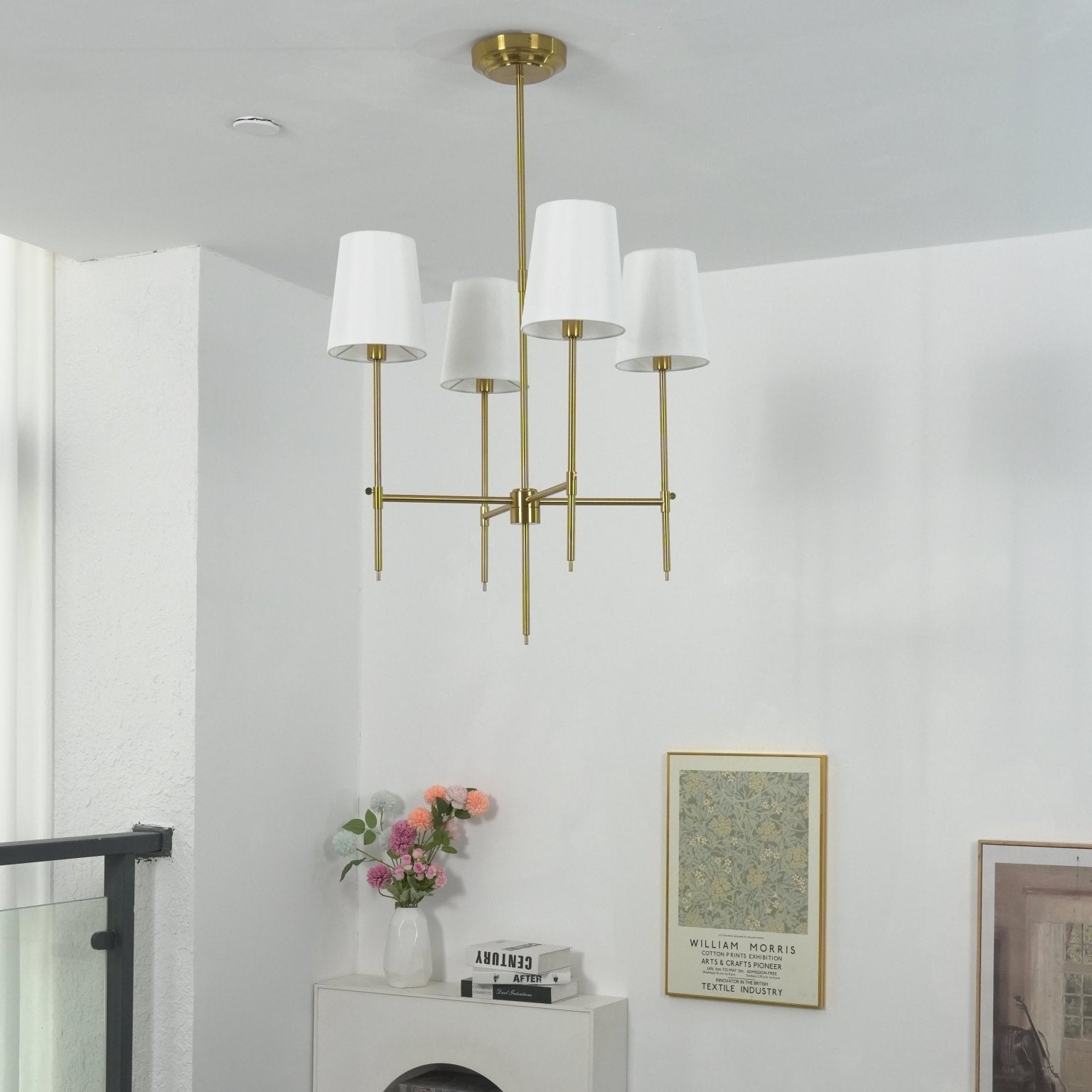 Delavo Messing Plafondlamp