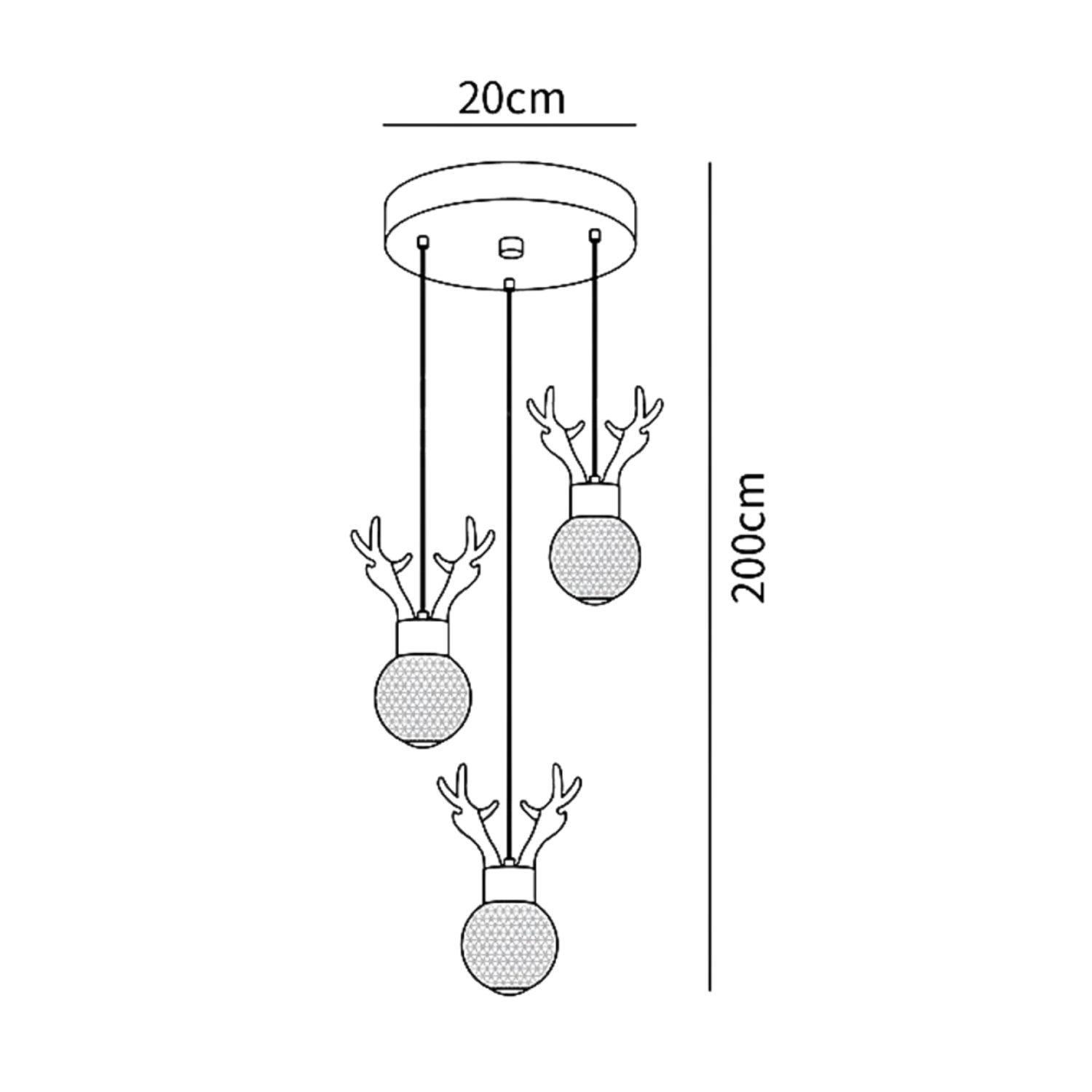 Gewei Hanglamp