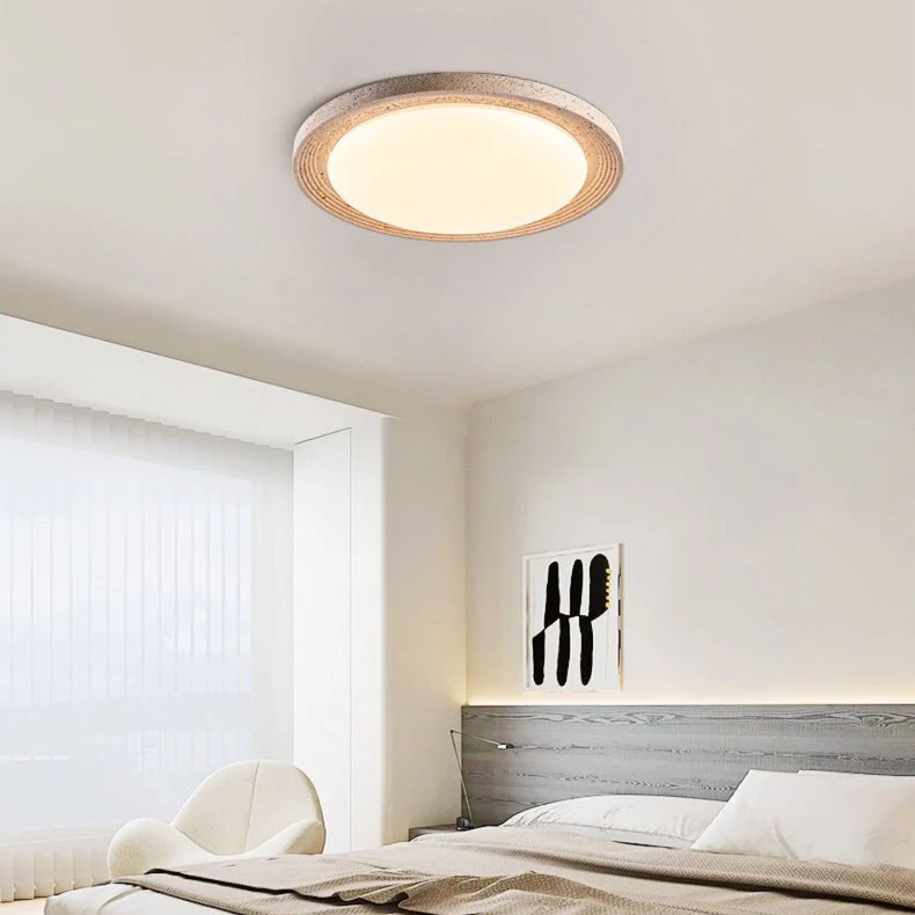 Telmalun Natuursteen Plafondlamp