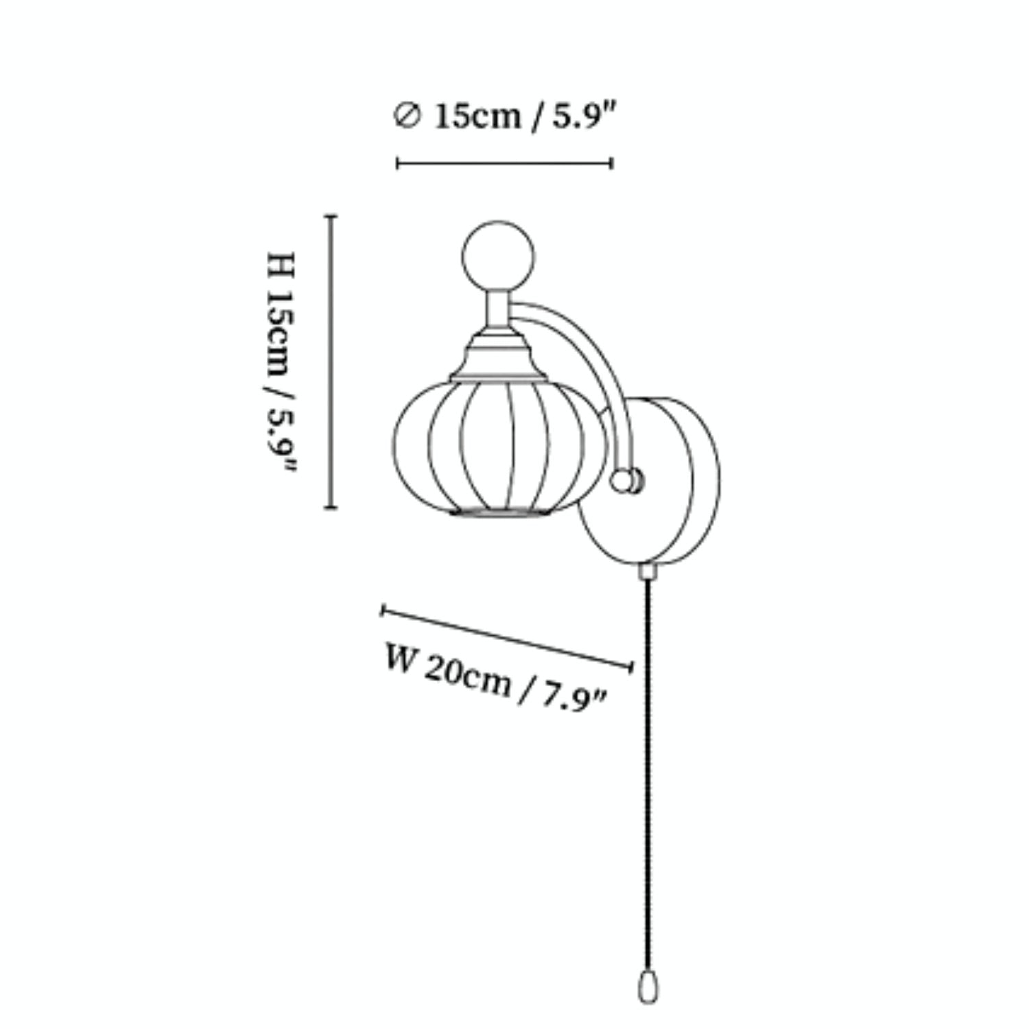 Claredo Wandlamp