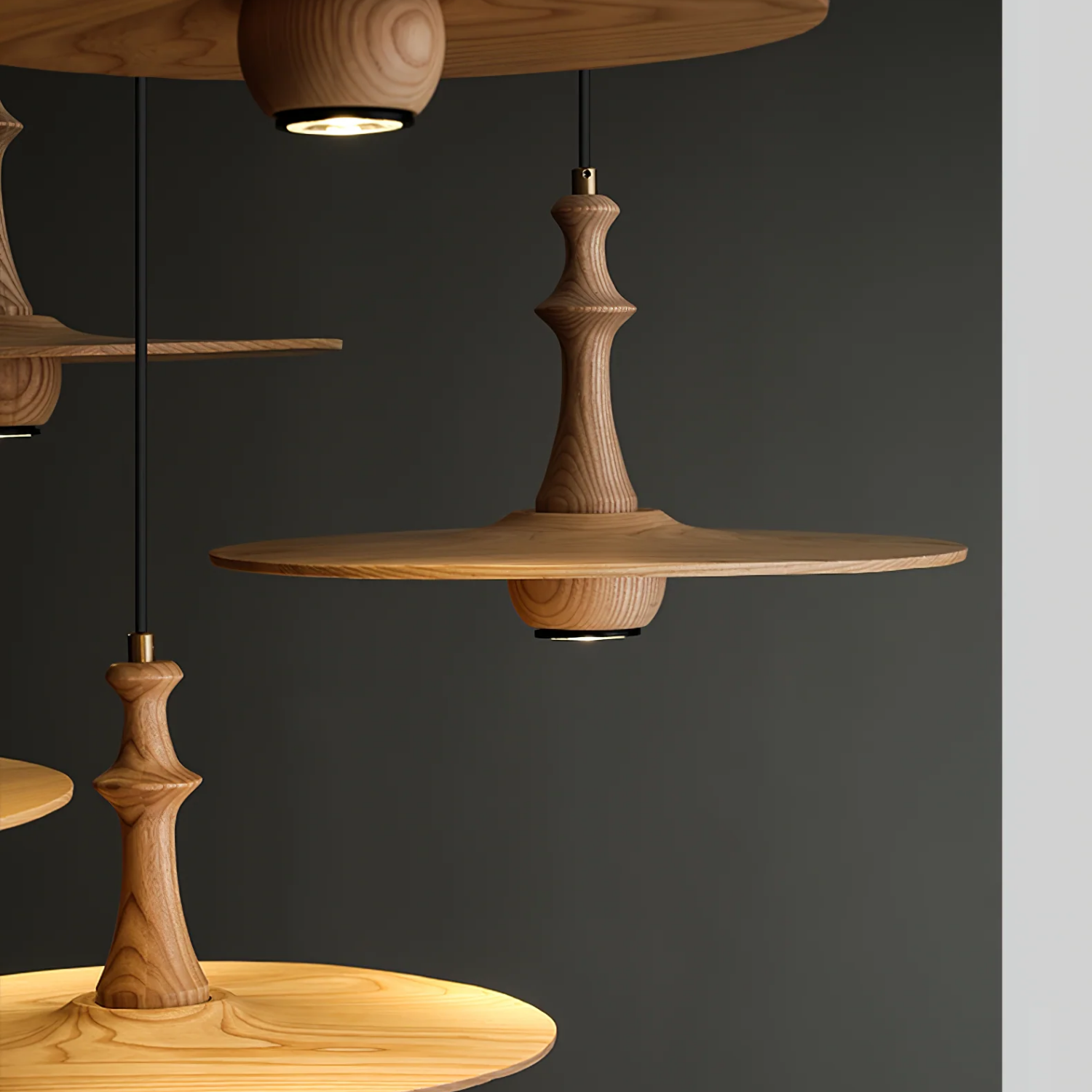 Spindu Houten Hanglamp