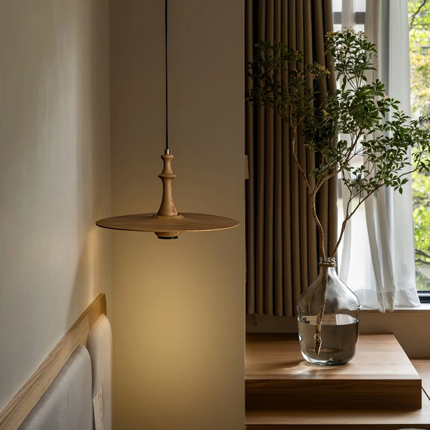 Spindu Houten Hanglamp