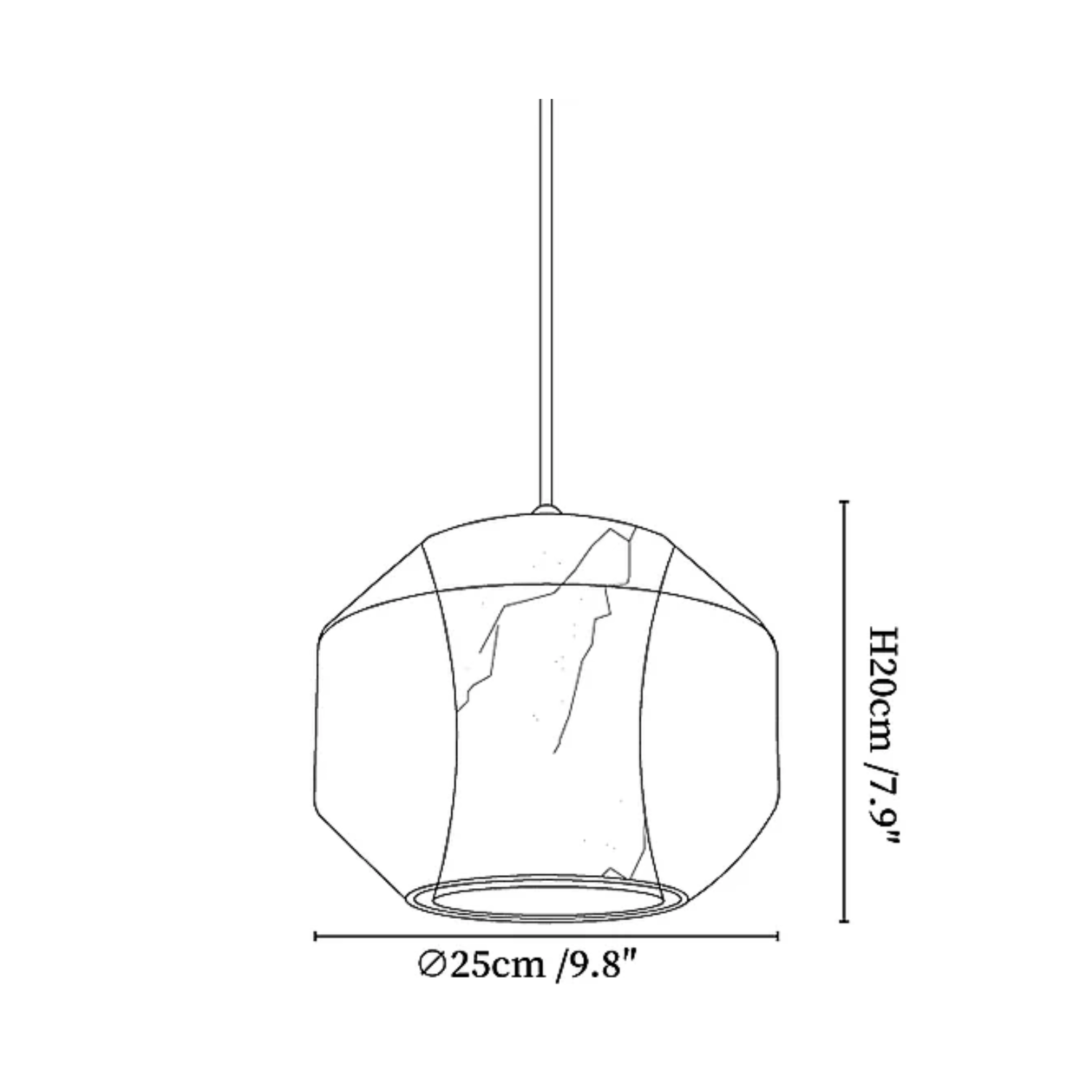 Colomo Albasten Hanglamp