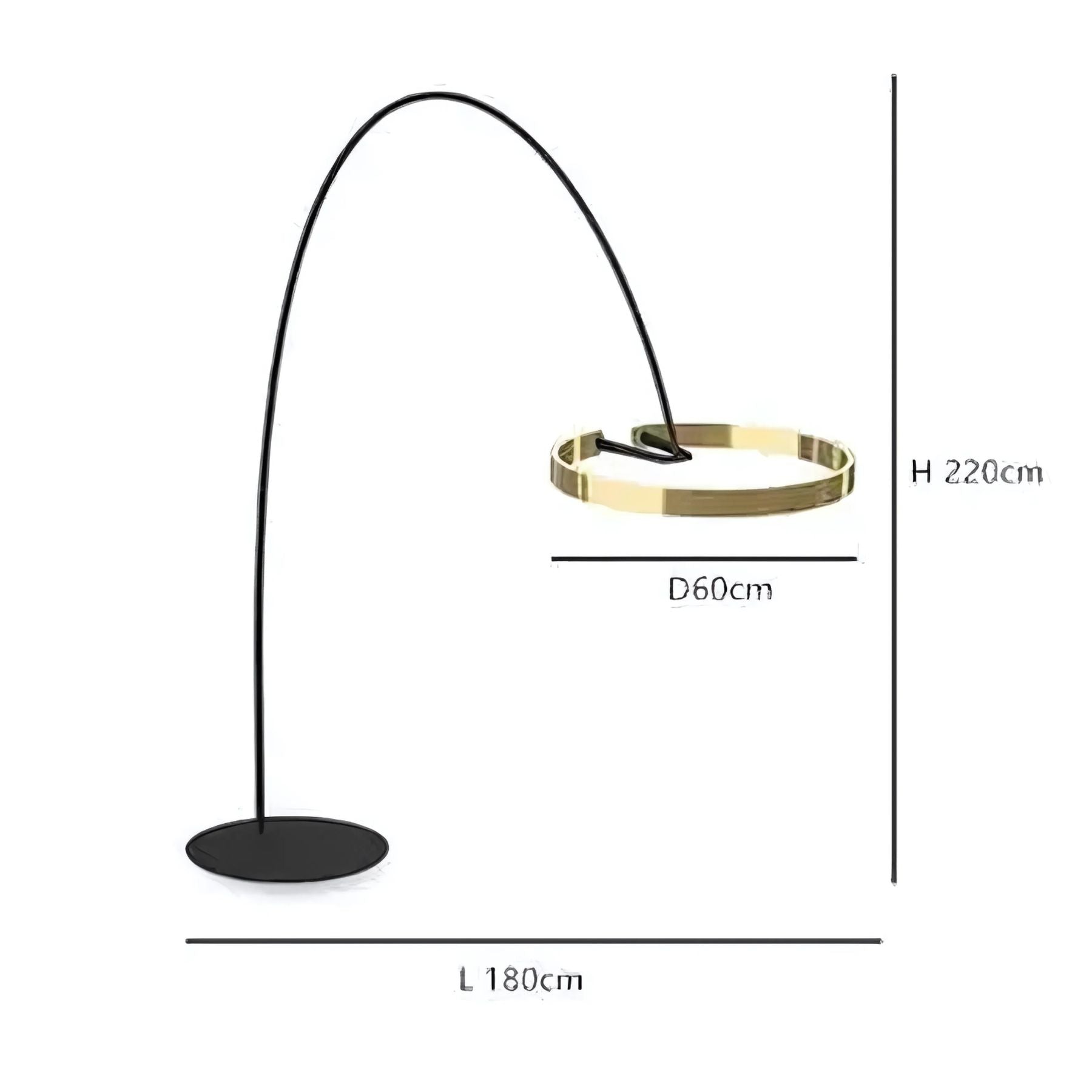 Circlo Booglamp Vloerlamp