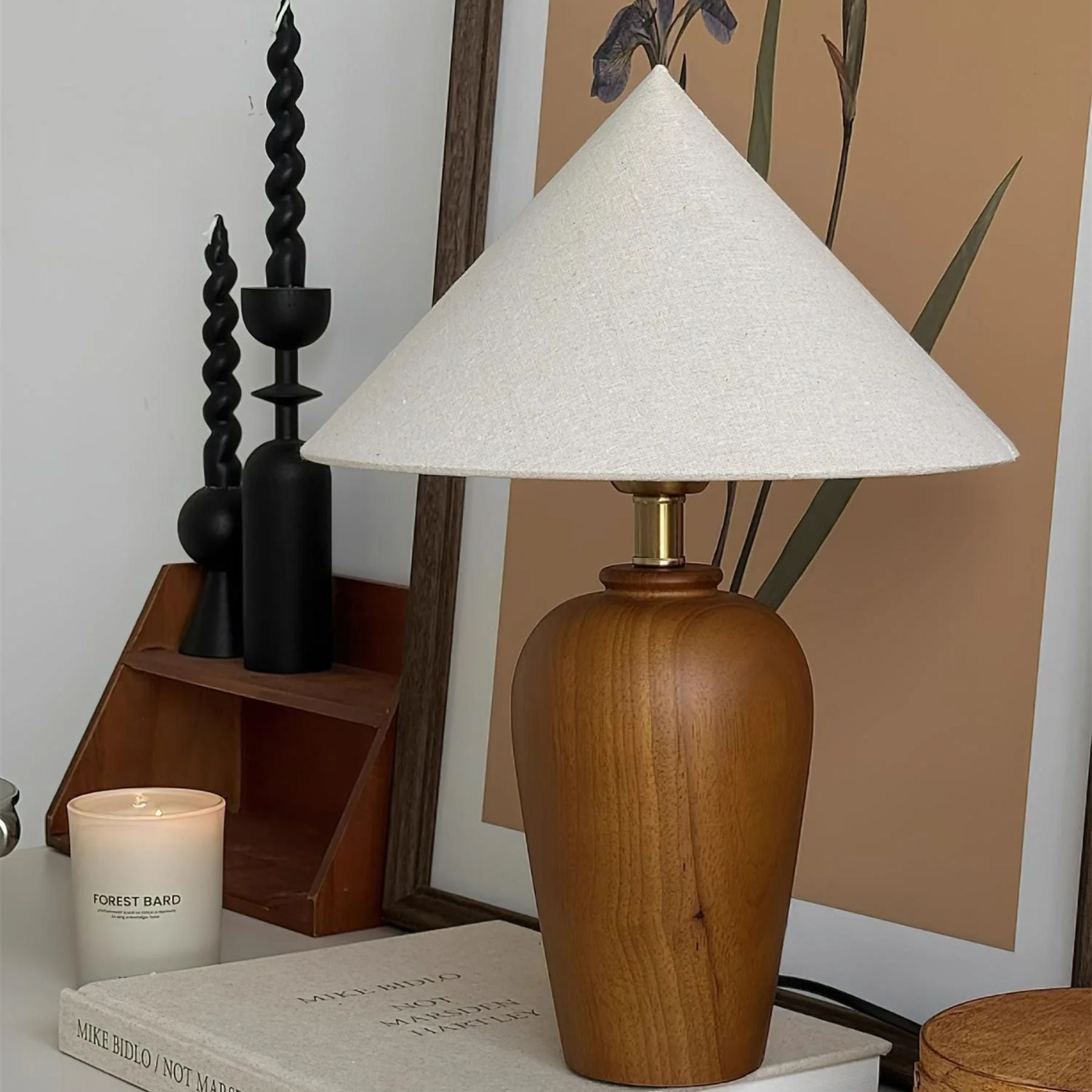 Brevo Houten Tafellamp