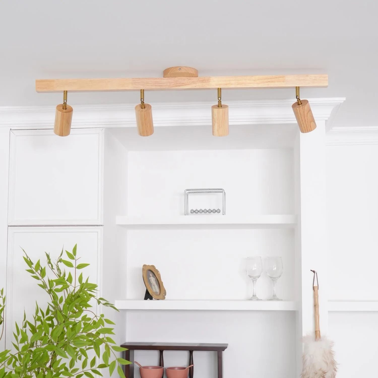 Lermo Houten Track Plafondlamp