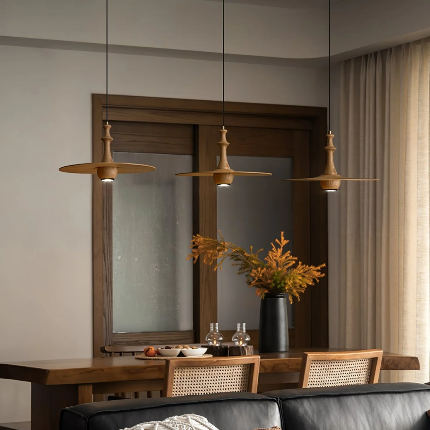 Spindu Houten Hanglamp