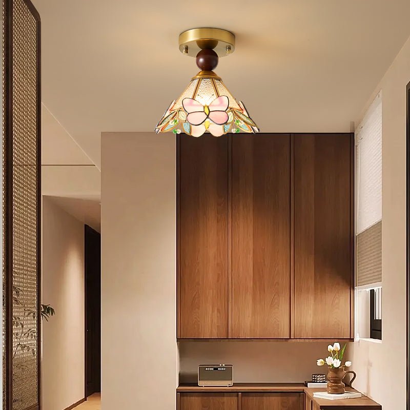 Tiffany Vlinder Plafondlamp
