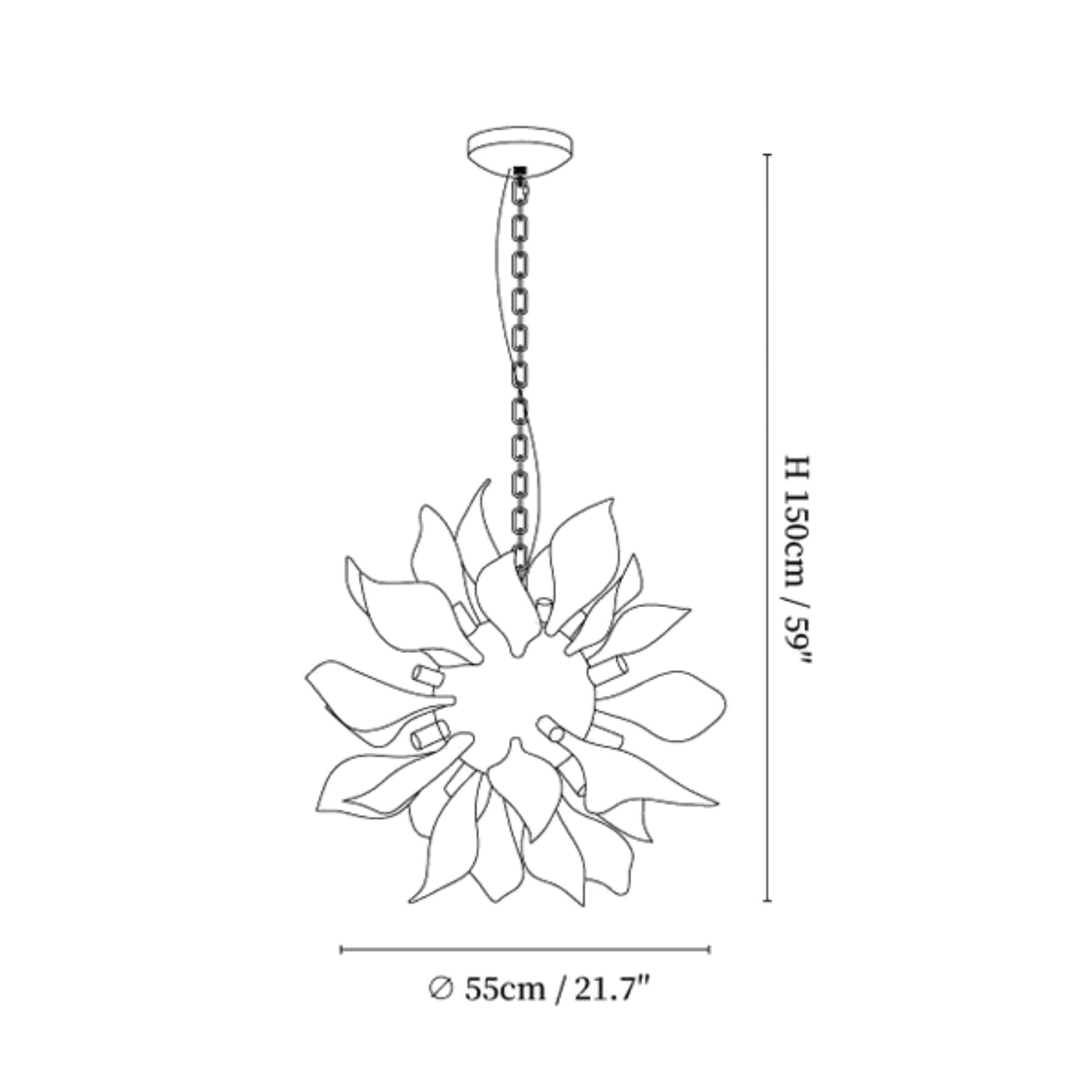 Dofa Flower Hanglamp