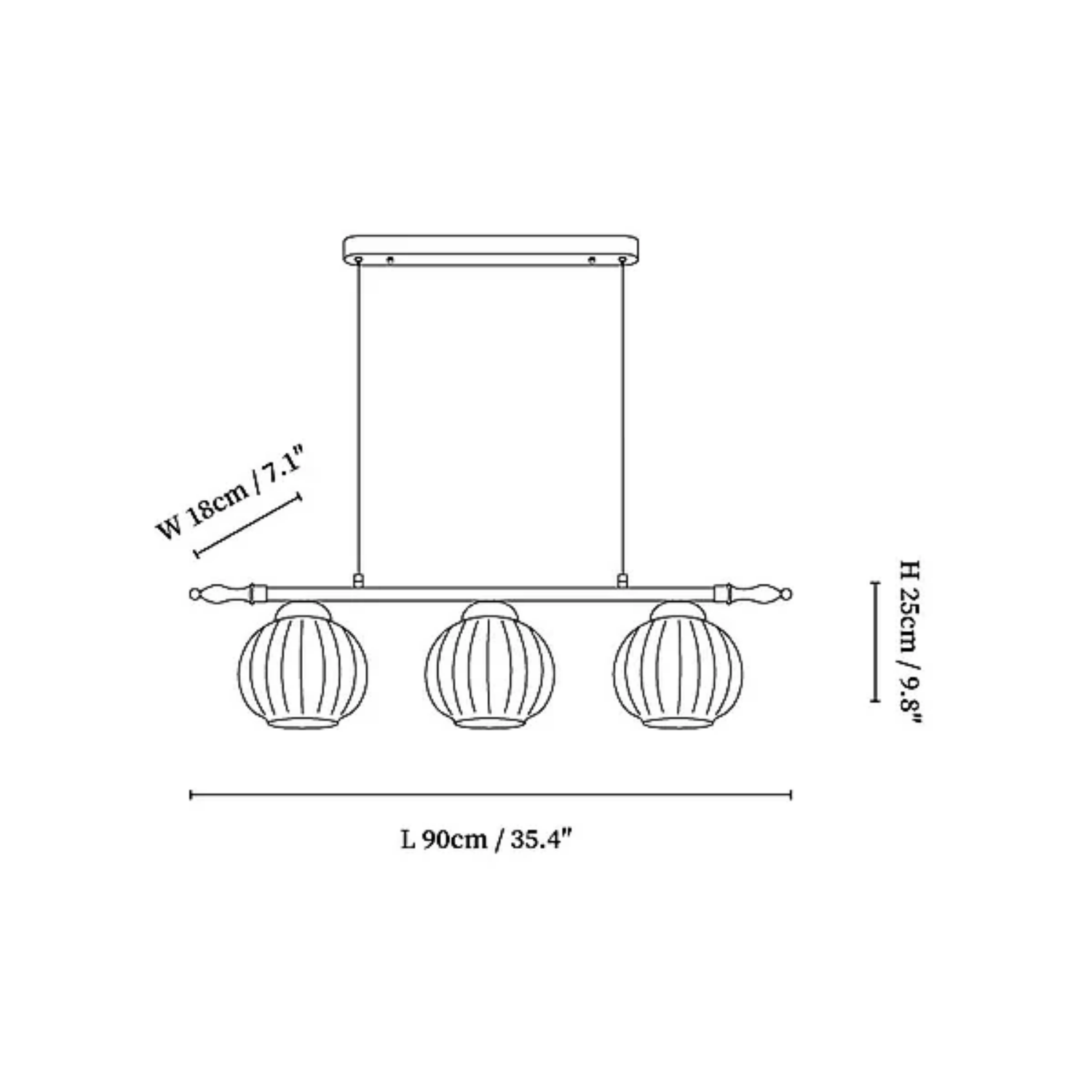 Fovesi Hanglamp