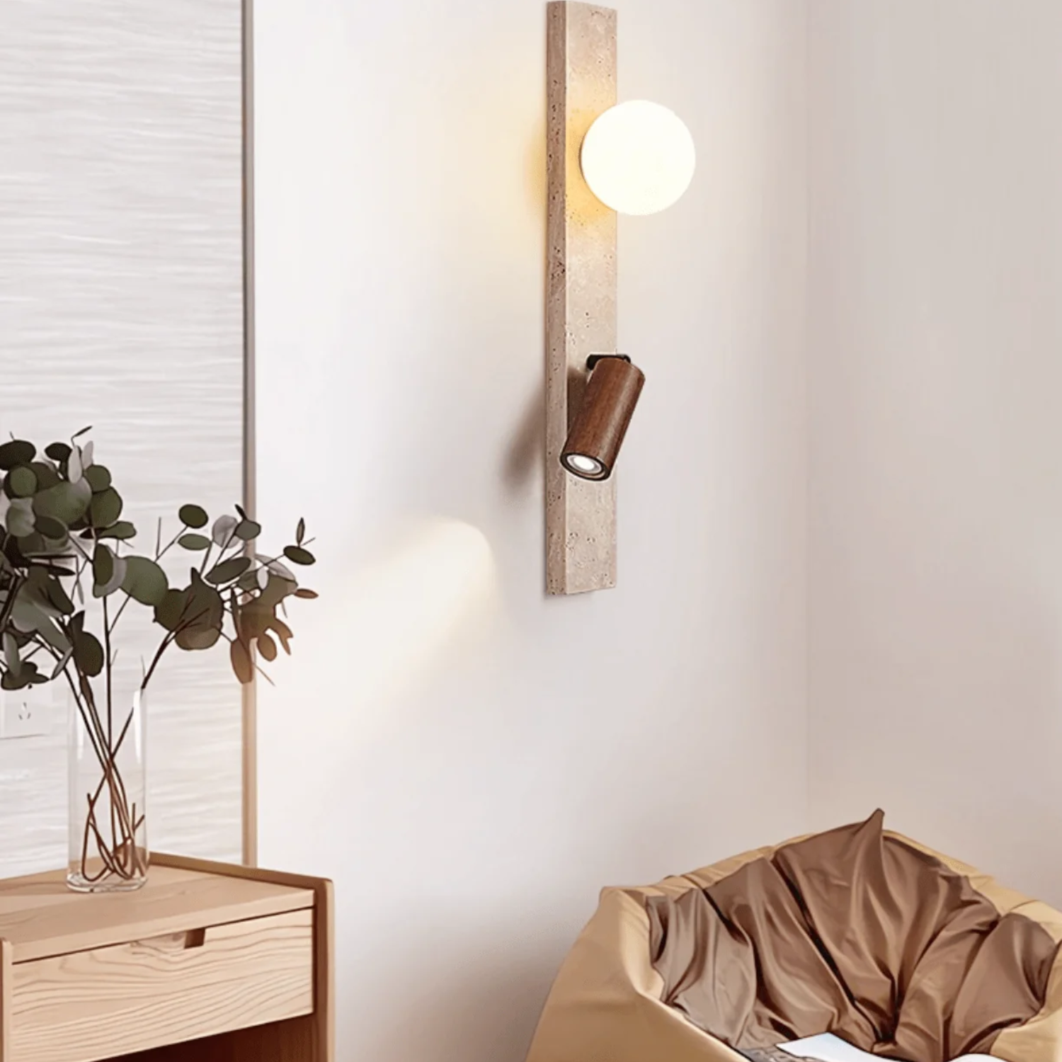 Kelismon Natuursteen Wandlamp