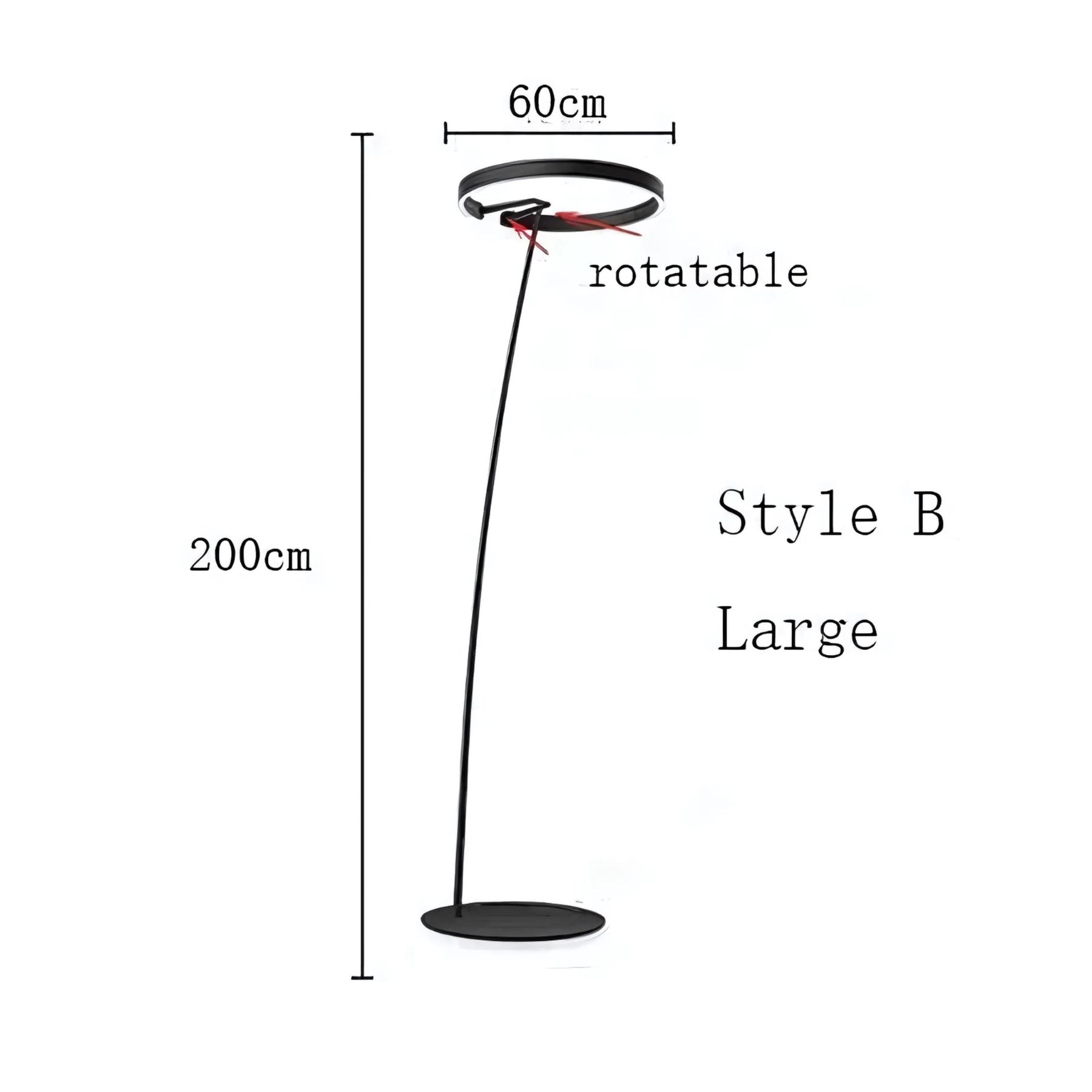 Circlo Booglamp Vloerlamp