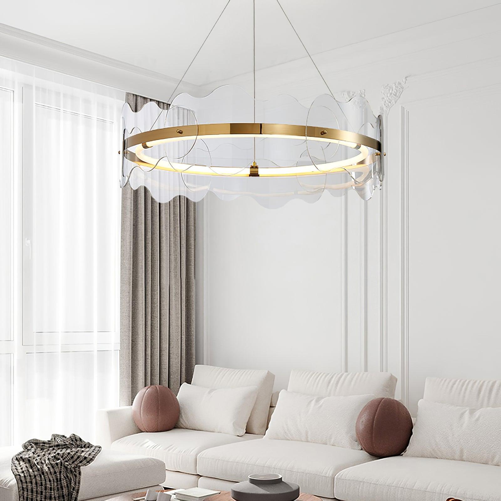 Acrylon Waved Hanglamp