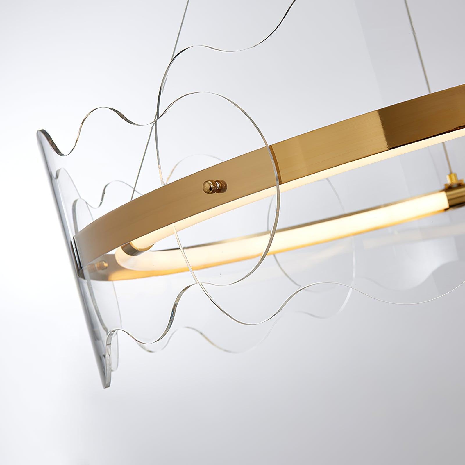 Acrylon Waved Hanglamp