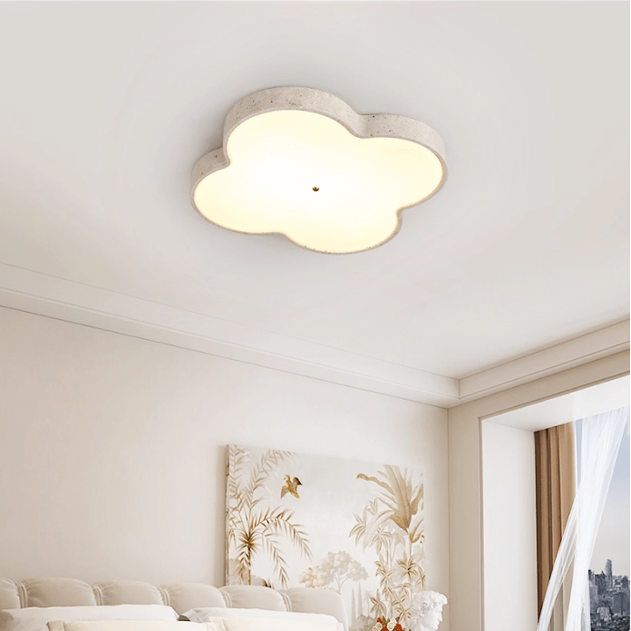 Wolk Design Travertijnen Plafondlamp