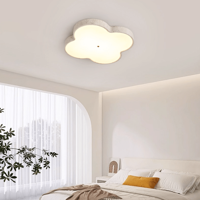 Wolk Design Travertijnen Plafondlamp