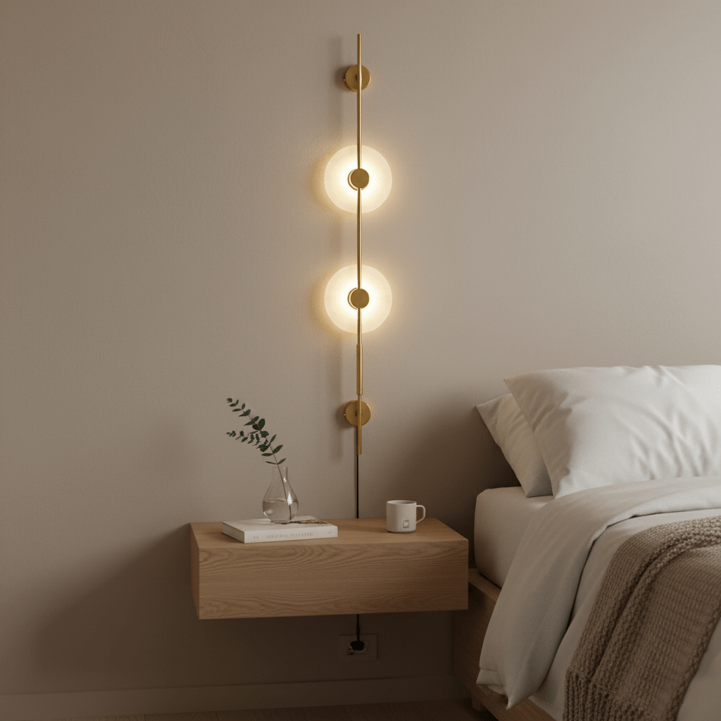 Duelsy Verticale Wandlamp Met Stekker