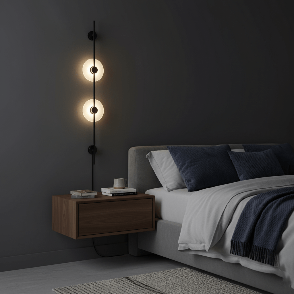 Duelsy Verticale Wandlamp Met Stekker