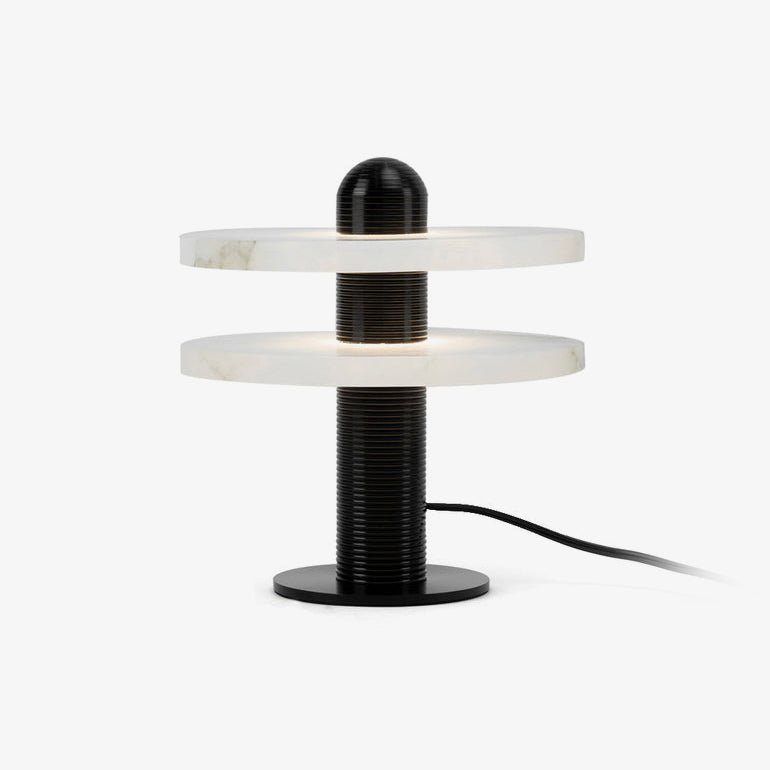Duo Albasten Disc Tafellamp