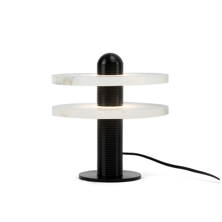 Duo Albasten Disc Tafellamp