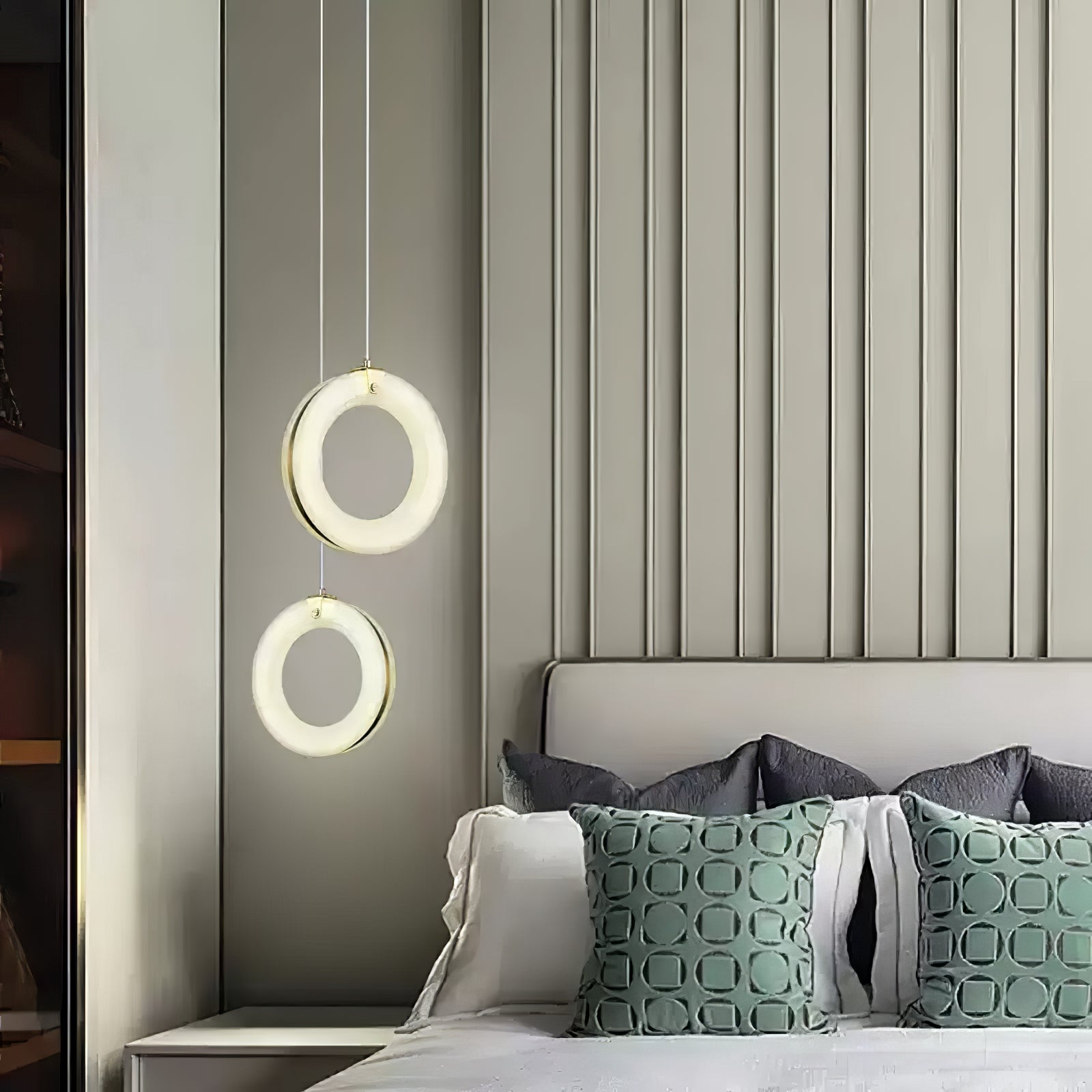 Lenba Albasten Ring Hanglamp