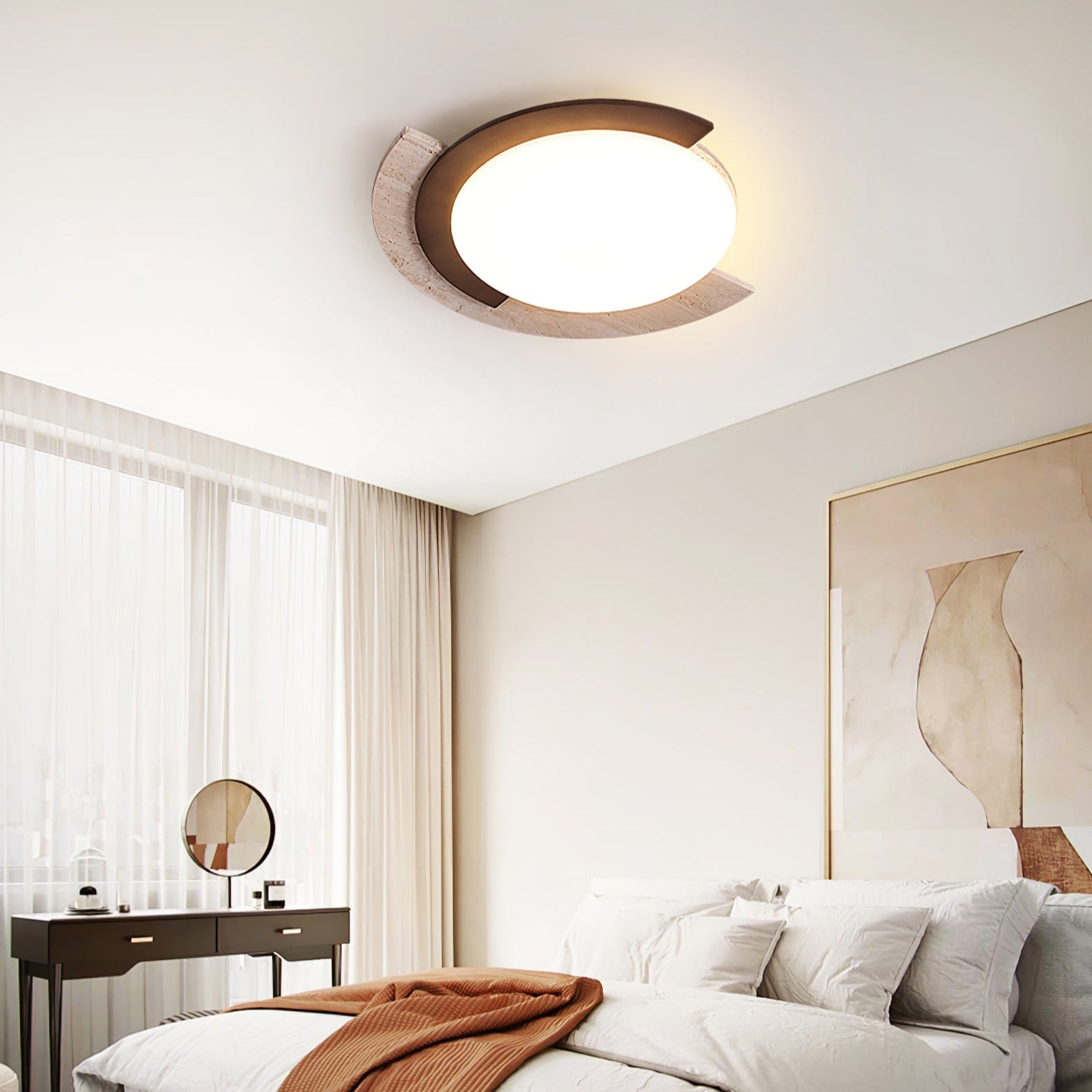Zalerico Natuursteen Plafondlamp