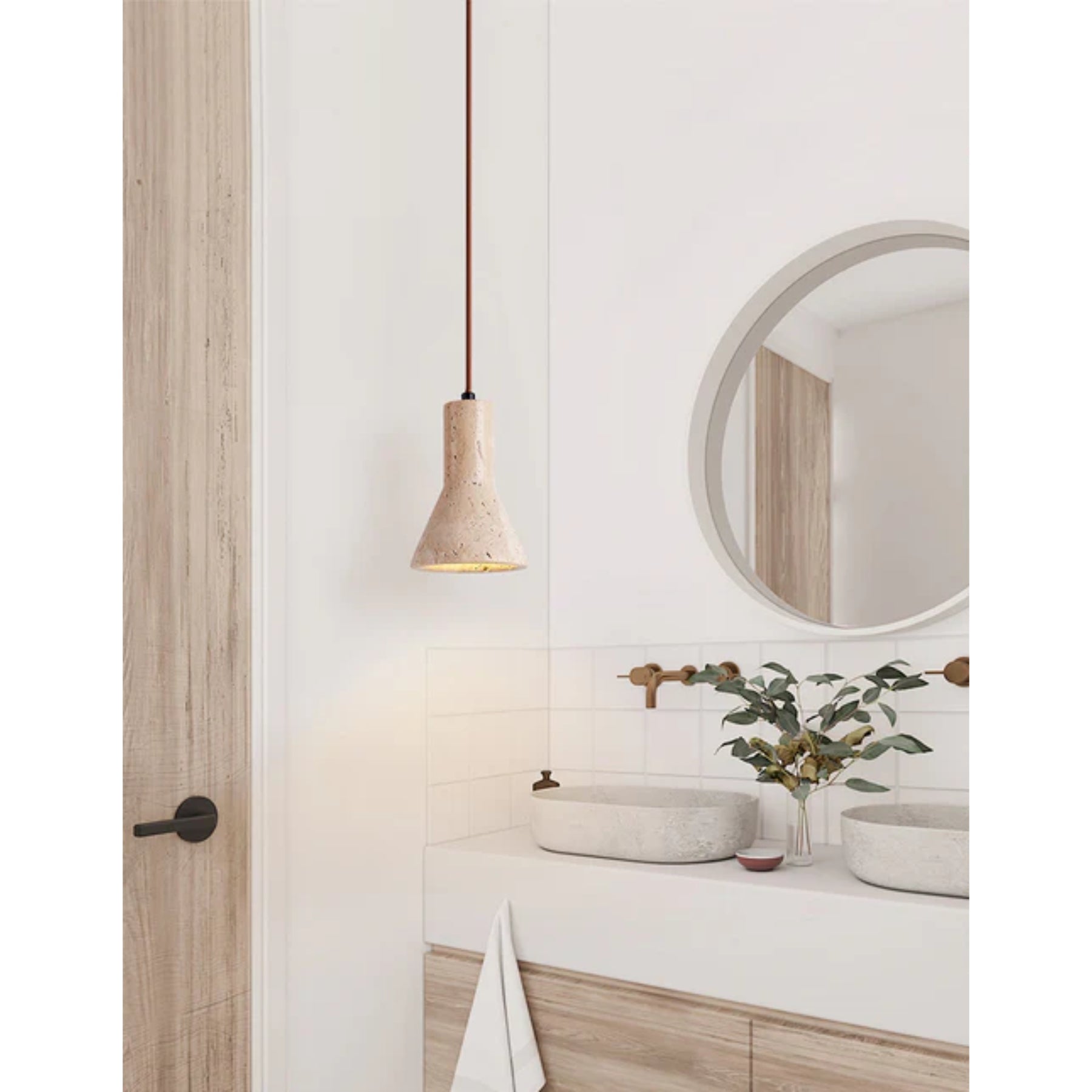 Aeremis Natuursteen Hanglamp