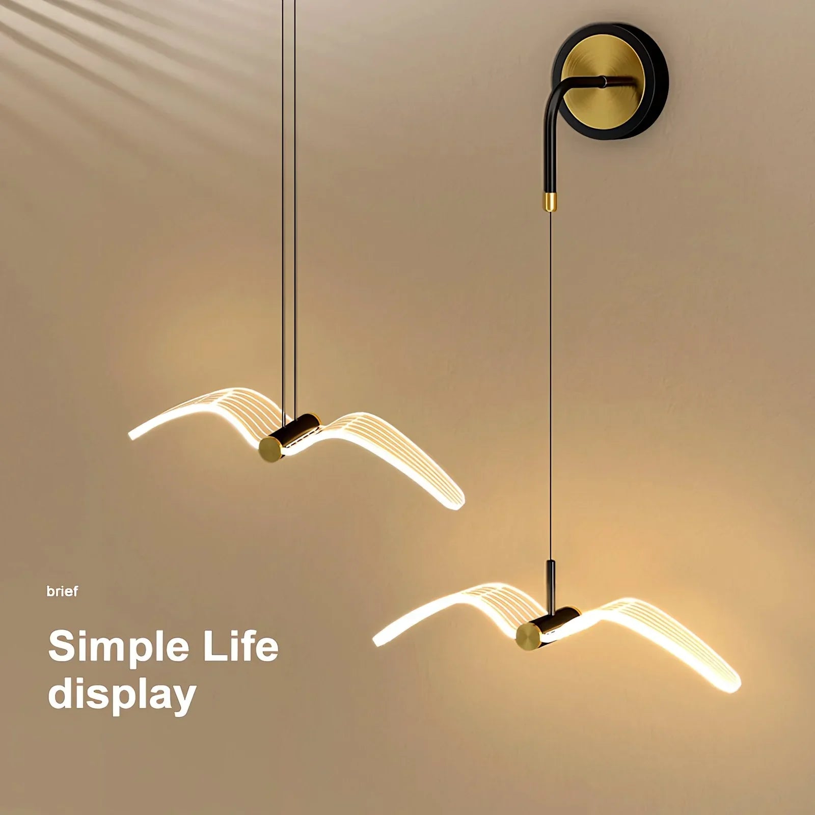 Milze Bird Wandlamp