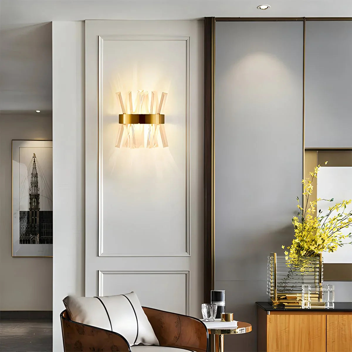 Virlen Kristal Wandlamp