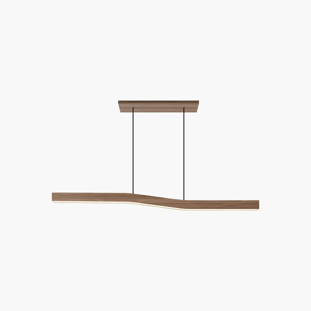 Waveline Houten Japandi Hanglamp