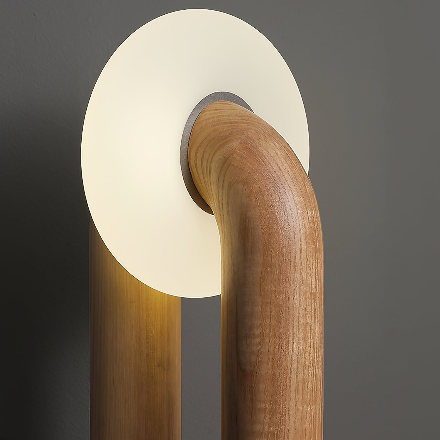 Disc Houten Tafellamp
