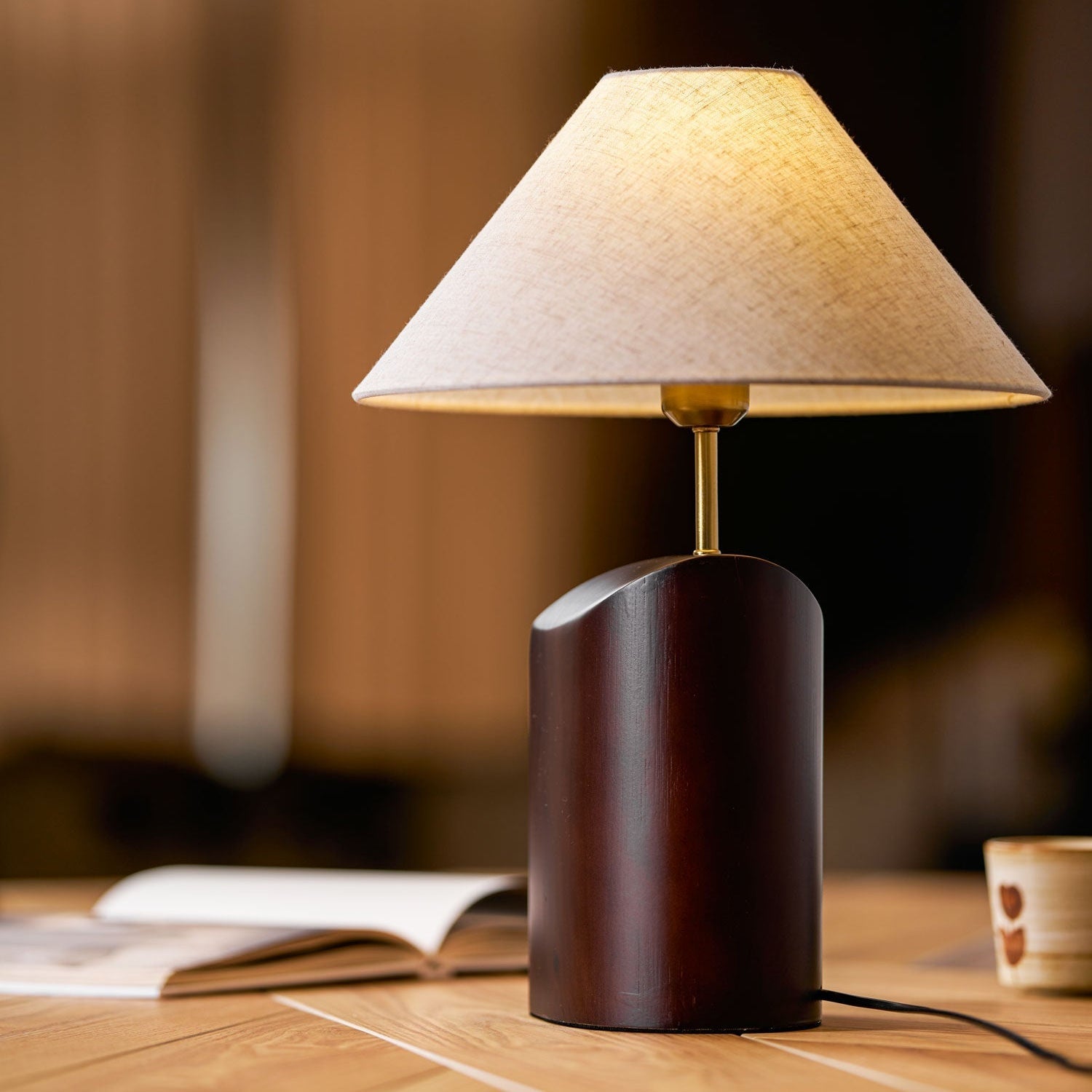 Tellon Houten Tafellamp
