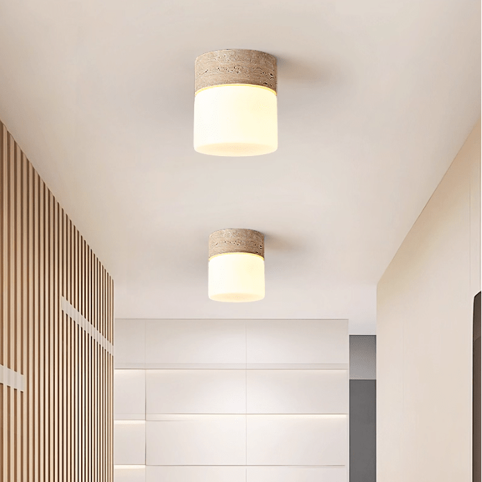 Tuppio Travertijnen Plafondlamp