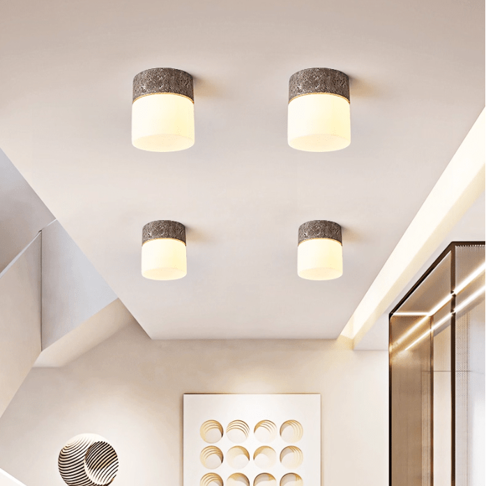 Tuppio Travertijnen Plafondlamp