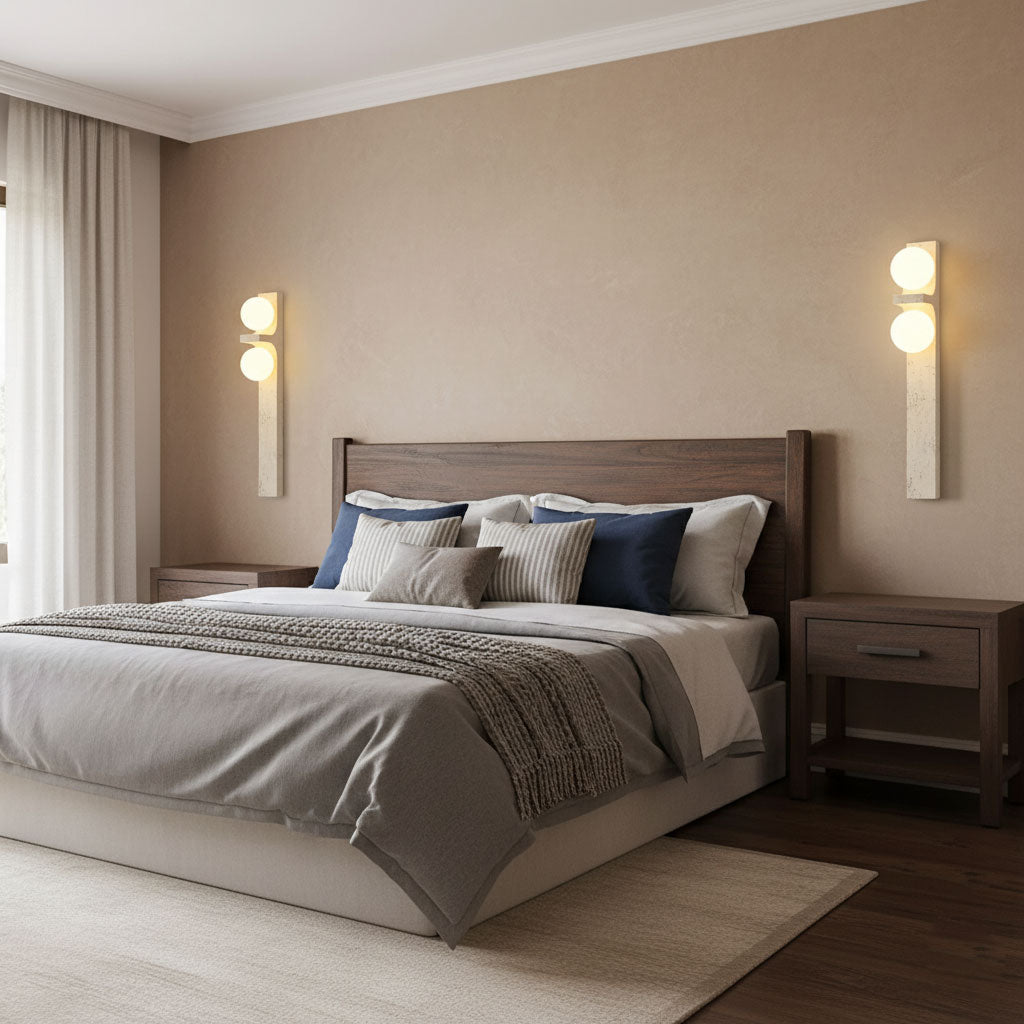 Asencis Natuursteen Wandlamp
