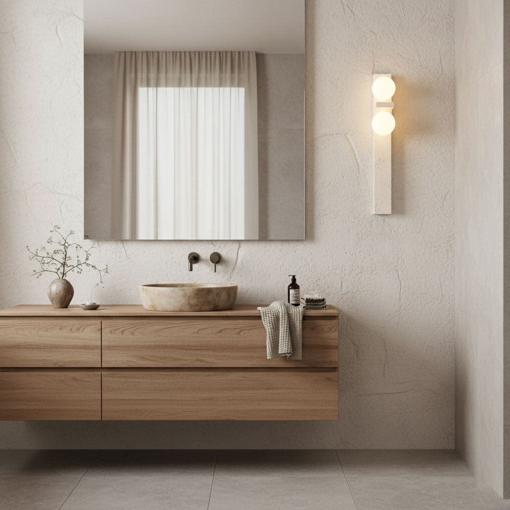 Asencis Natuursteen Wandlamp