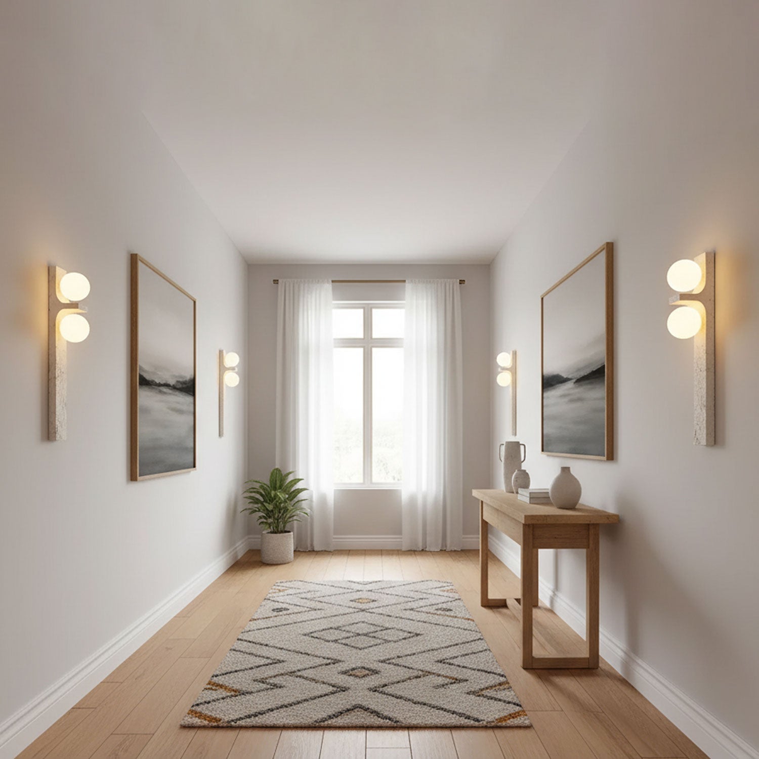 Asencis Natuursteen Wandlamp