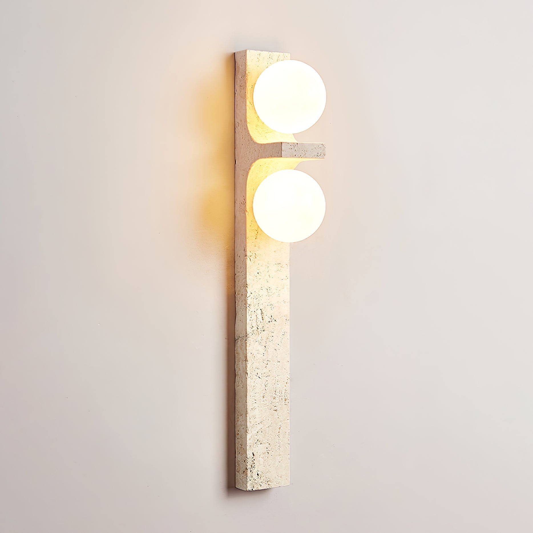 Asencis Natuursteen Wandlamp