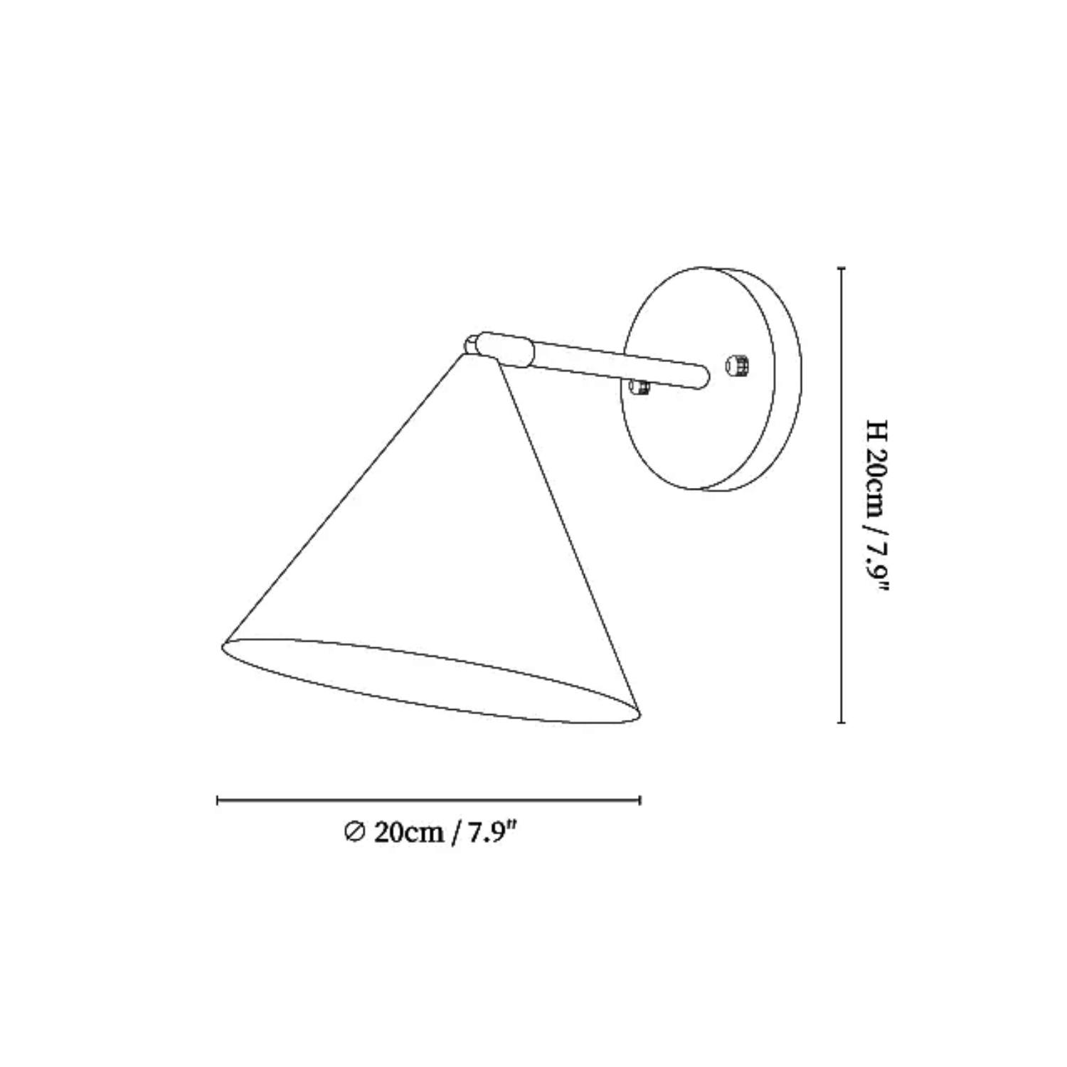 Misca Wandlamp