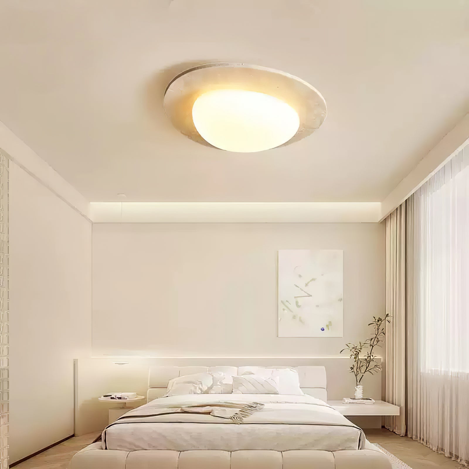 Arone Natuursteen Plafondlamp