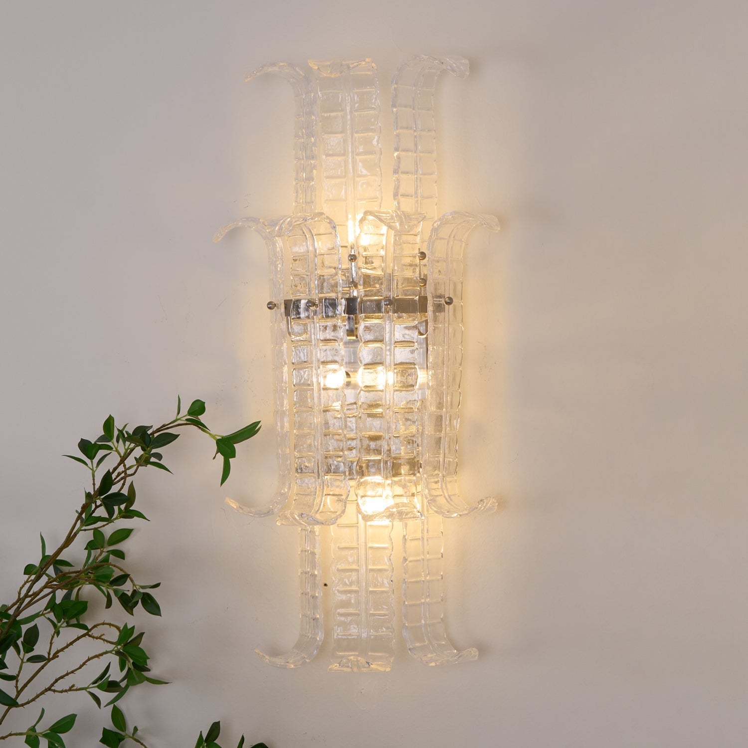 Pelonema Glazen Wandlamp