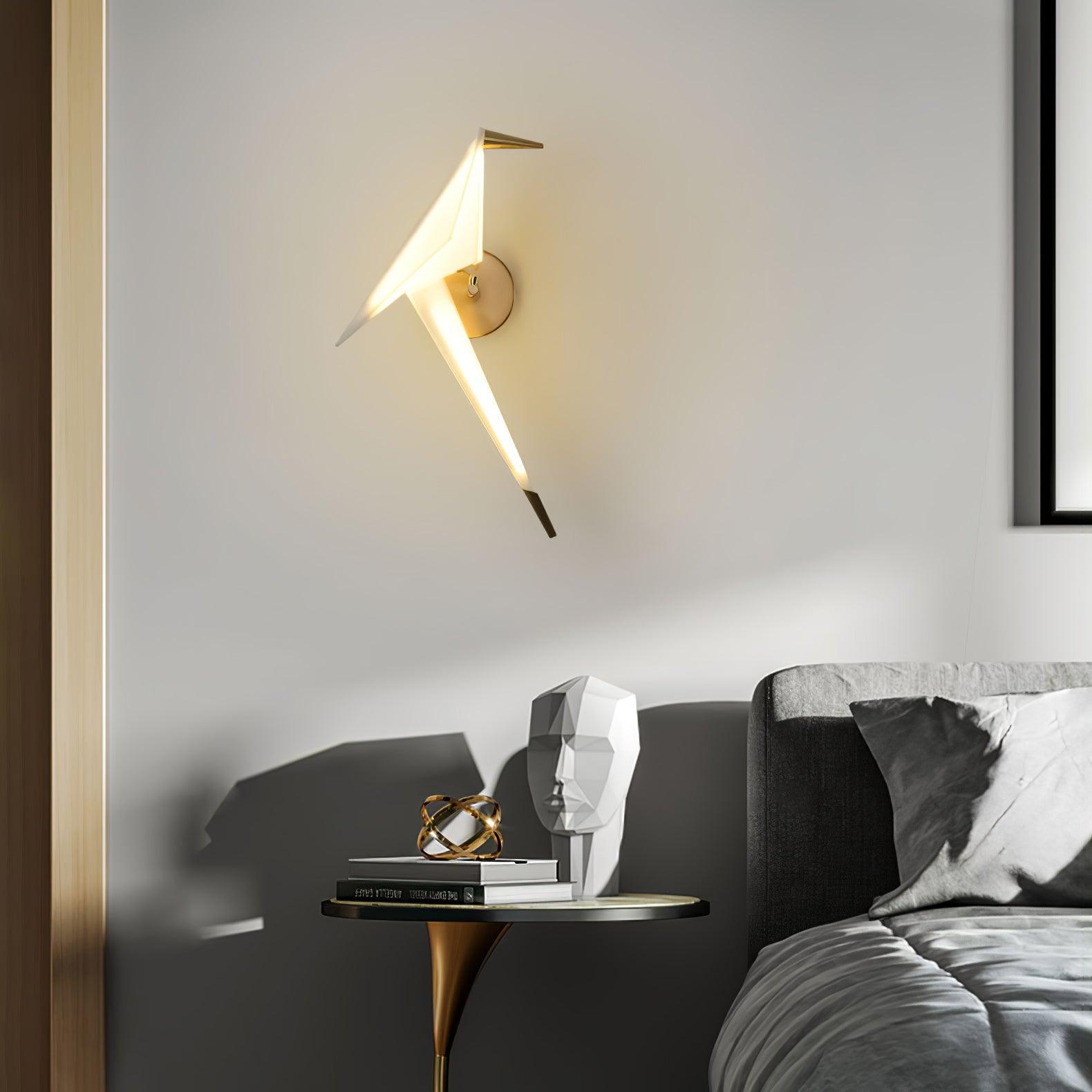 Kraanvogel Wandlamp