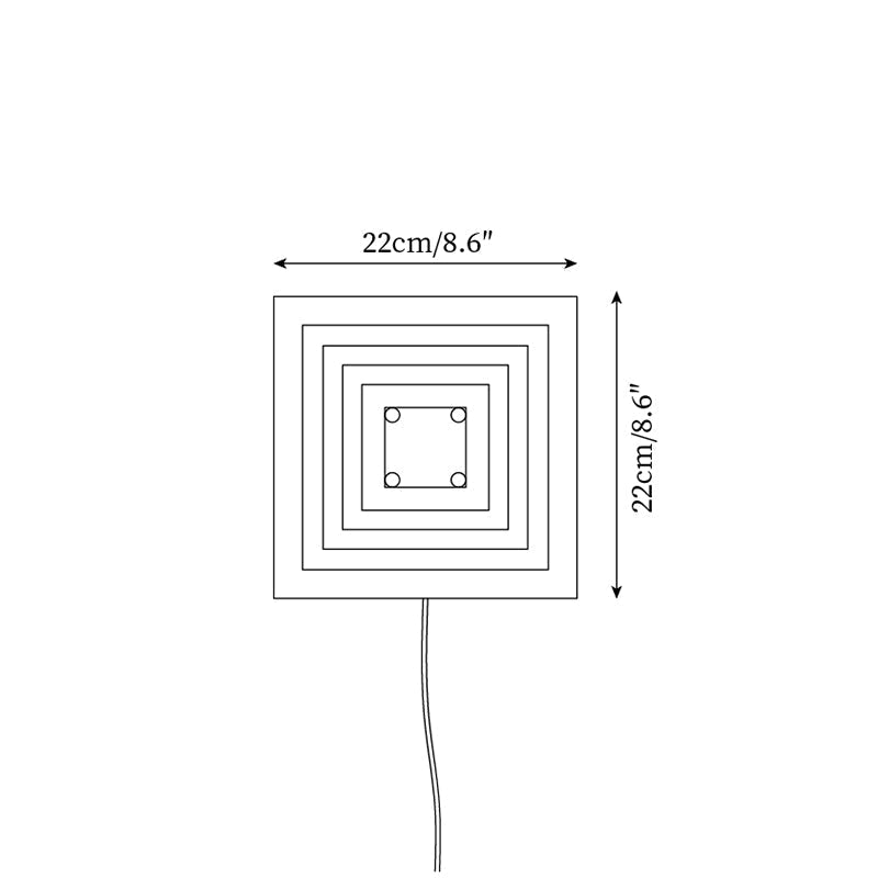 Bellin Plug In Wandlamp
