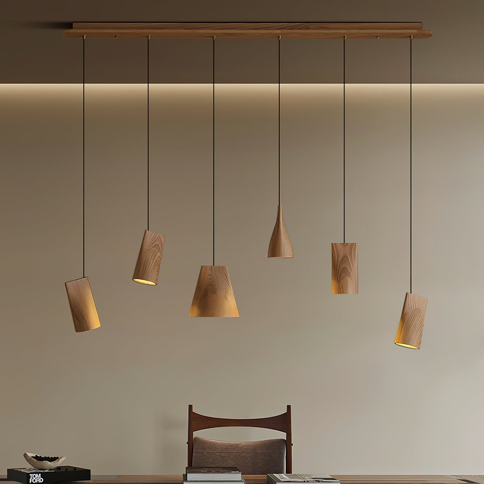 Dellse Houten Hanglamp