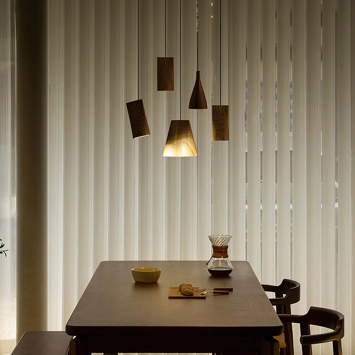 Dellse Houten Hanglamp